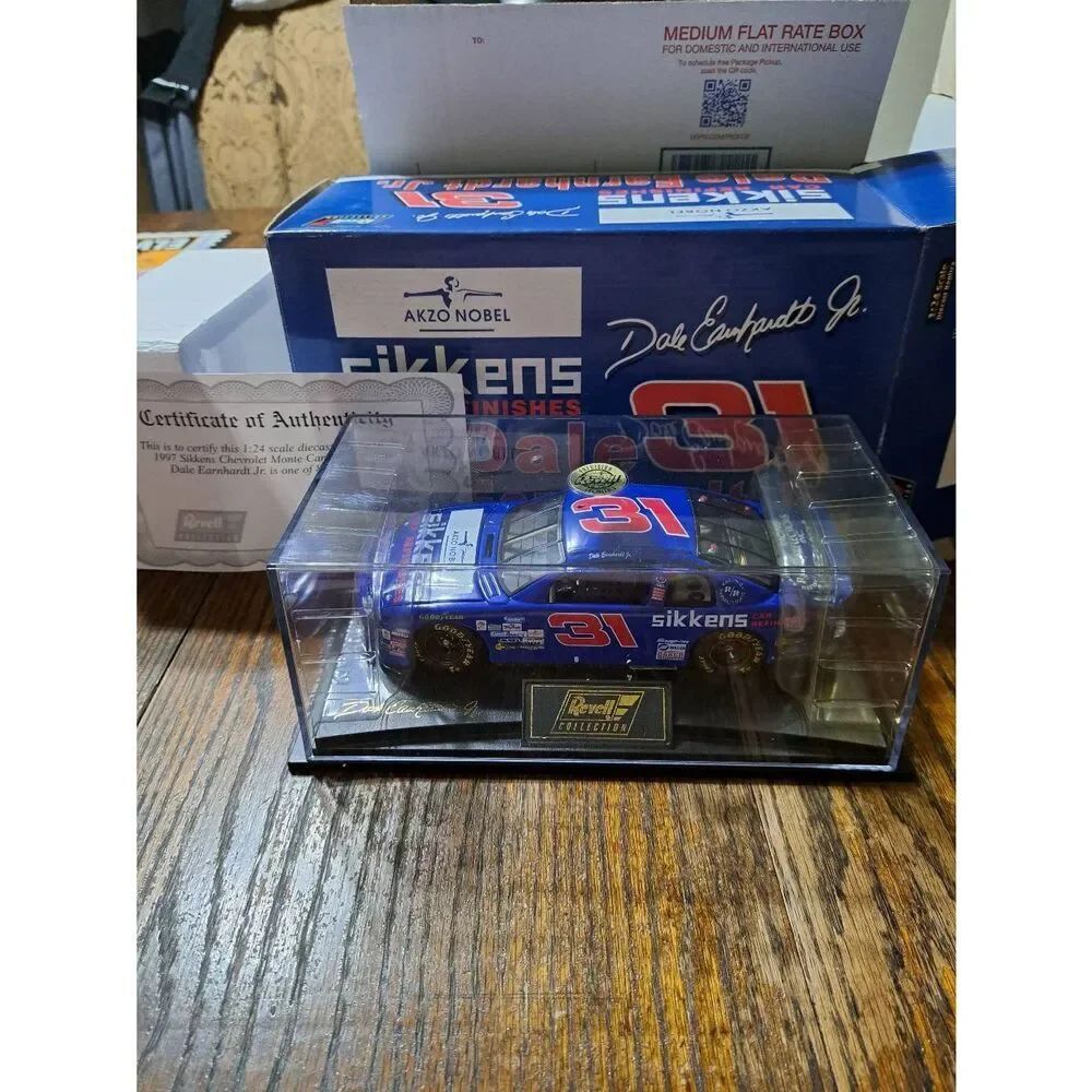 Vintage 99 Revell Dale Earnhardt Jr AKZO Nobel Sikkens Nascar Race Car Die Cast